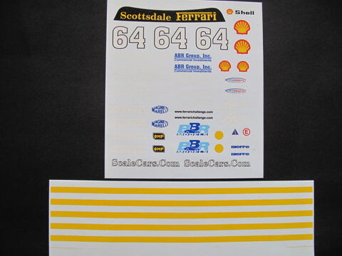 Ferrari 360 Modena challenge 2000 n°64 decals 1/18 15 Toulouse (31)