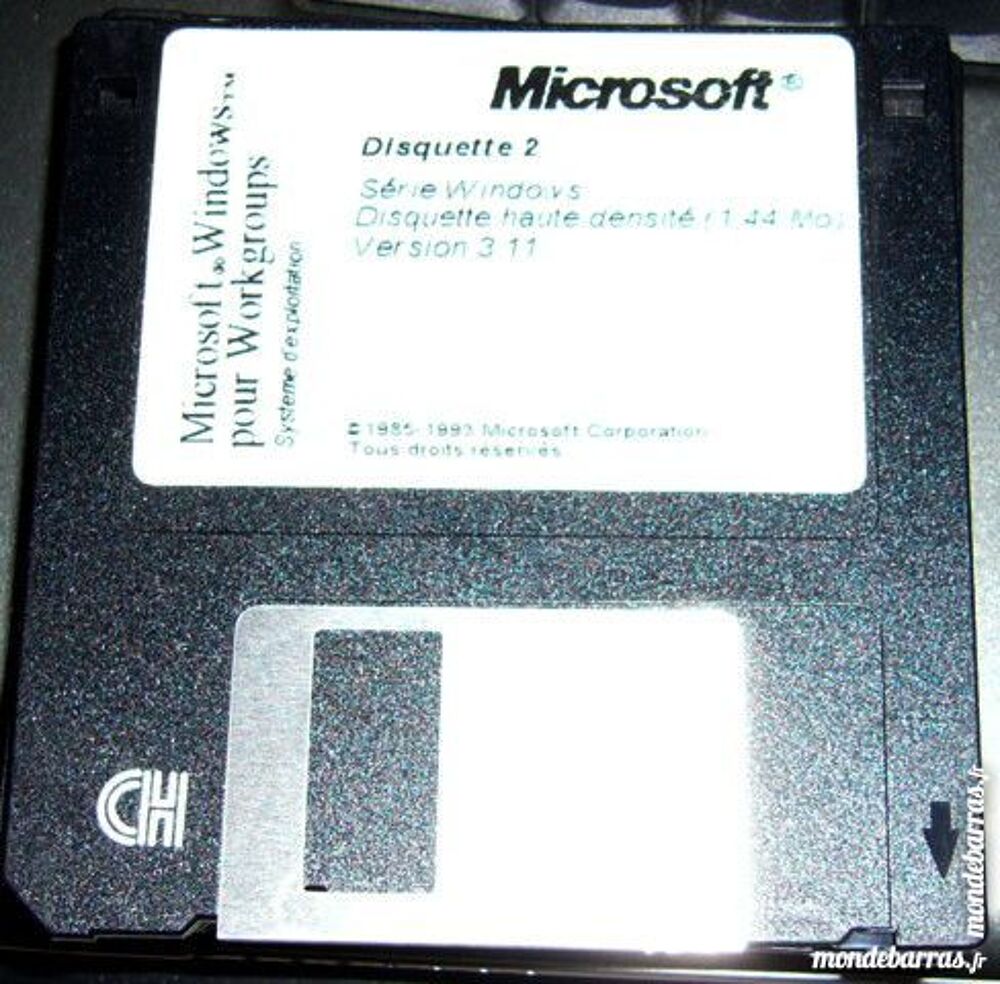 disquettes d'installation MS-DOS et Windows Matériel informatique