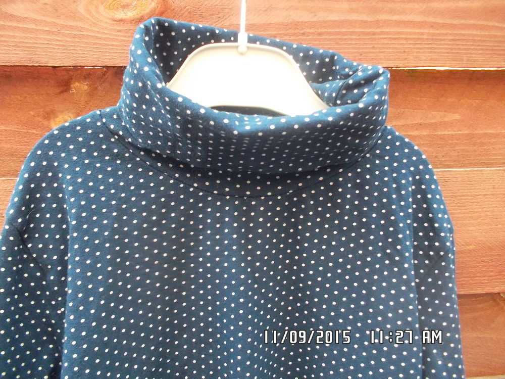 SOUS PULL BLEU MARINE A POIX DPAM*JUSTE 1E*KIKI60230 Vêtements enfants