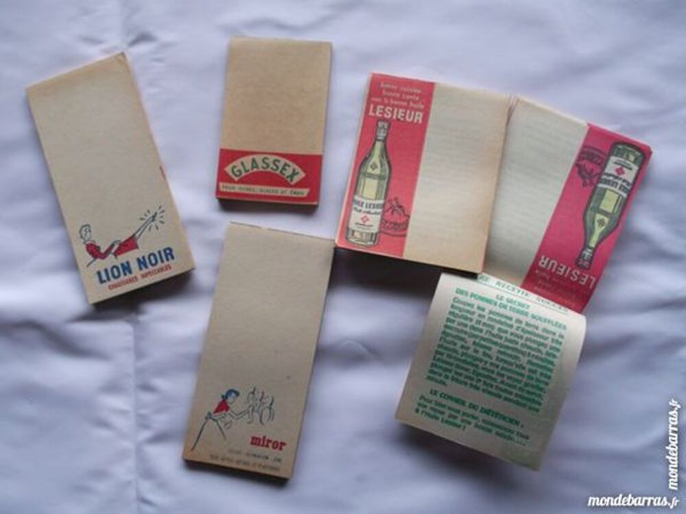 ancien carnet ou calepin publicitaire 