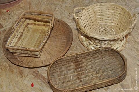 Lot de petites panires en osier 5 Perreuil (71)