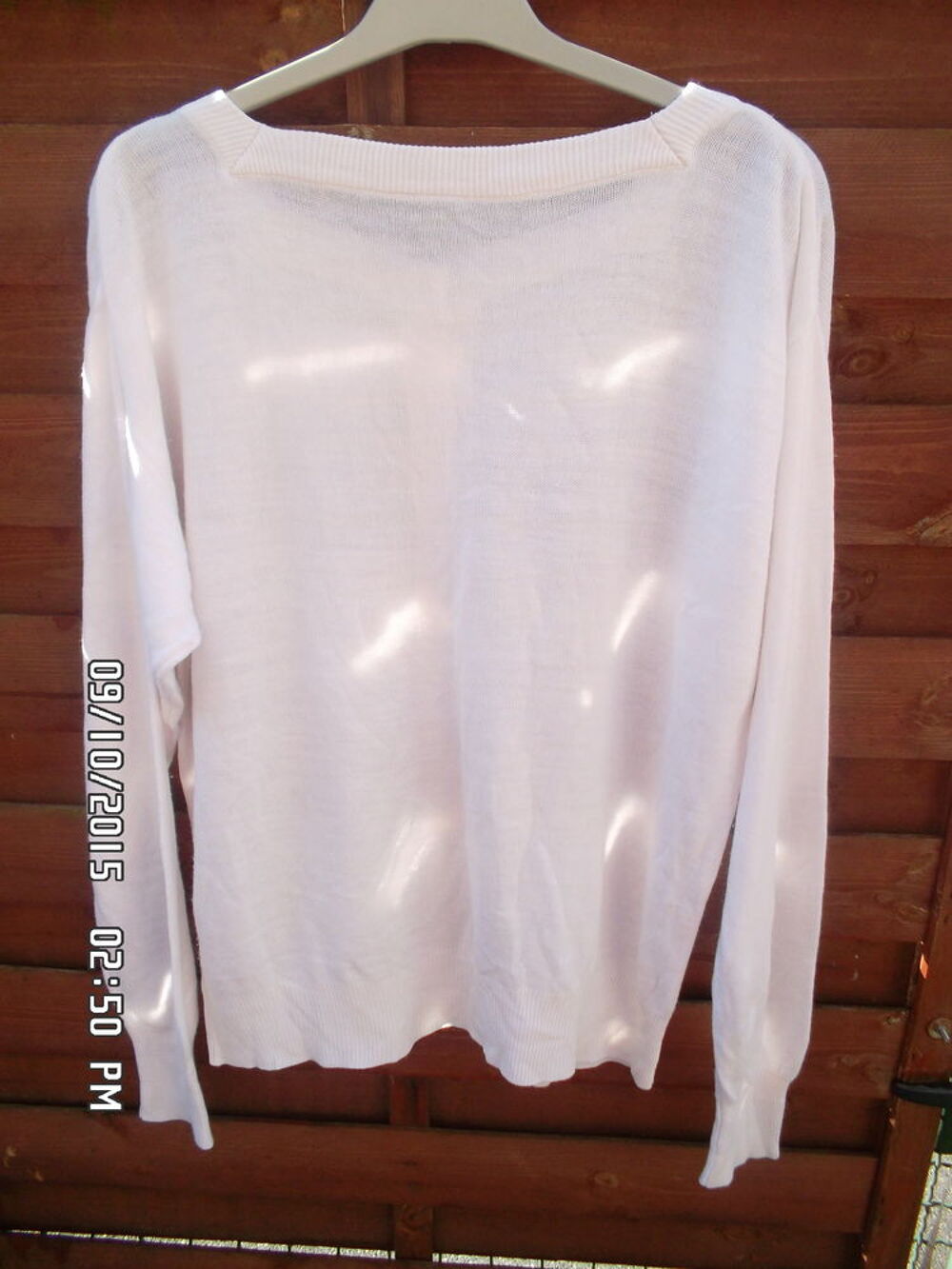 GILET BLANC*JUSTE 3E*KIKI60230 Vêtements