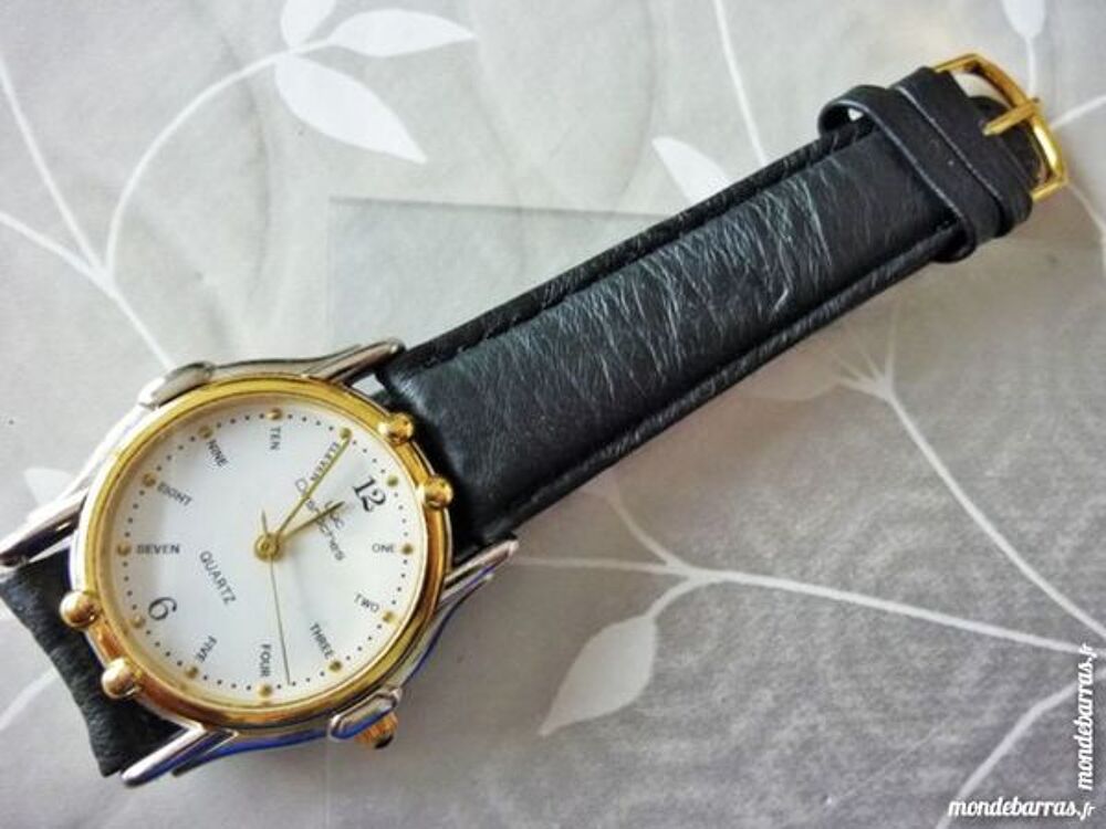 Luc Desroches montre chiffres en lettres LUD0003 Bijoux et montres