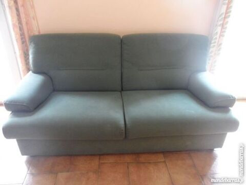 canap� 2 places tissu vert vert 50 Arradon (56)