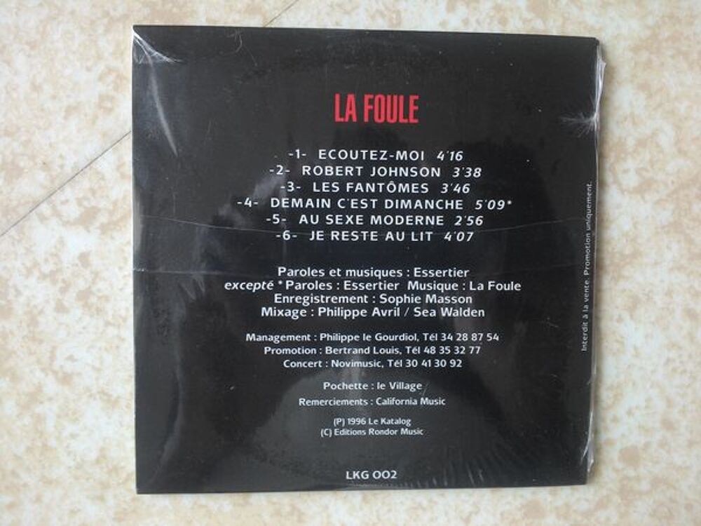 LA FOULE - CD CD et vinyles