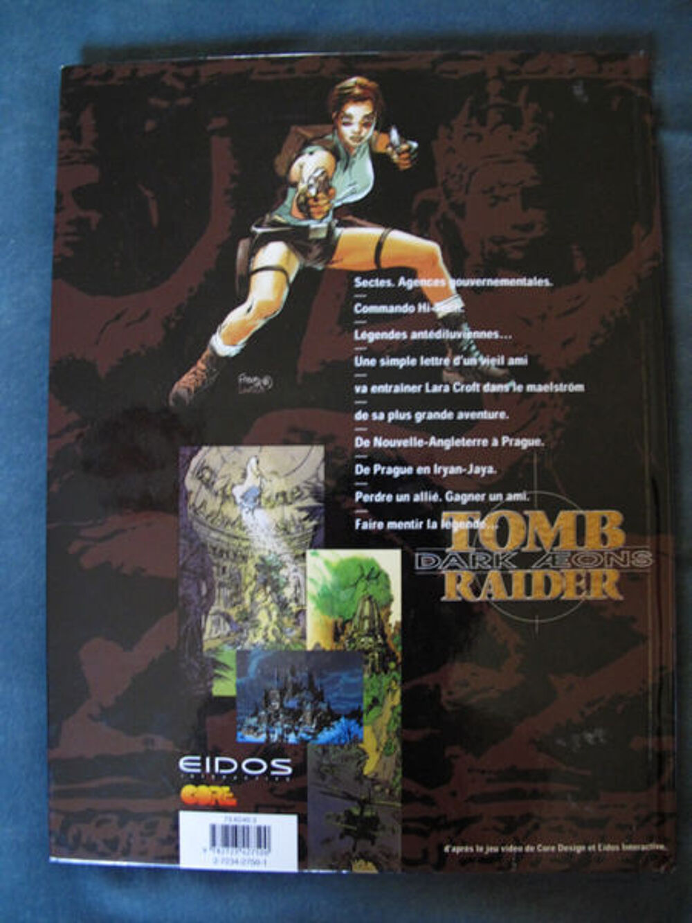 Lara Croft Bande dessin&eacute;e Tom Raider / Dark Aeons 