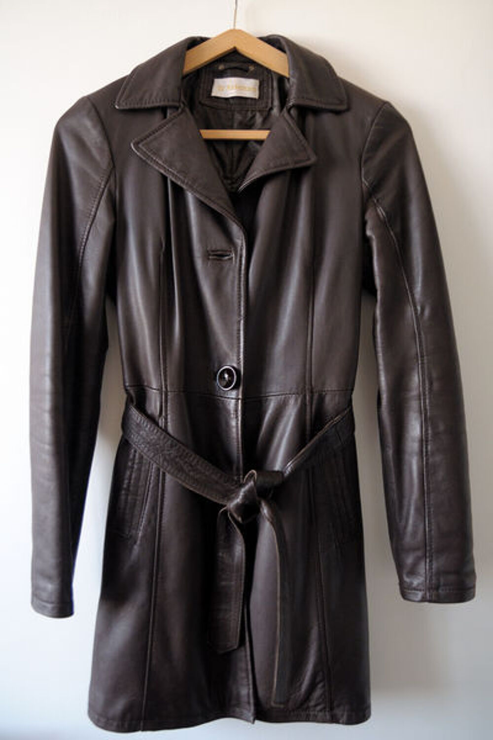 joli manteau 3/4 en cuir Vêtements