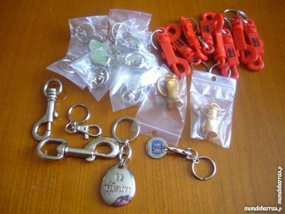 lot d'une 50e porte cl&eacute;s publicit 