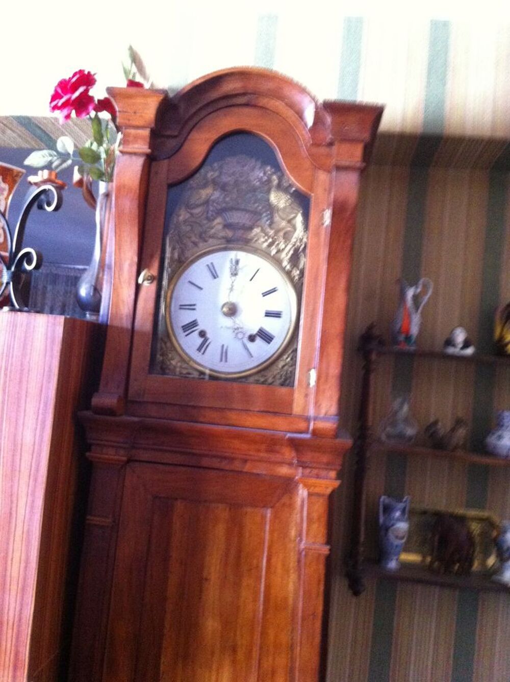 Comtoise,horloge de parquet,caisse de pendule/coq Meubles