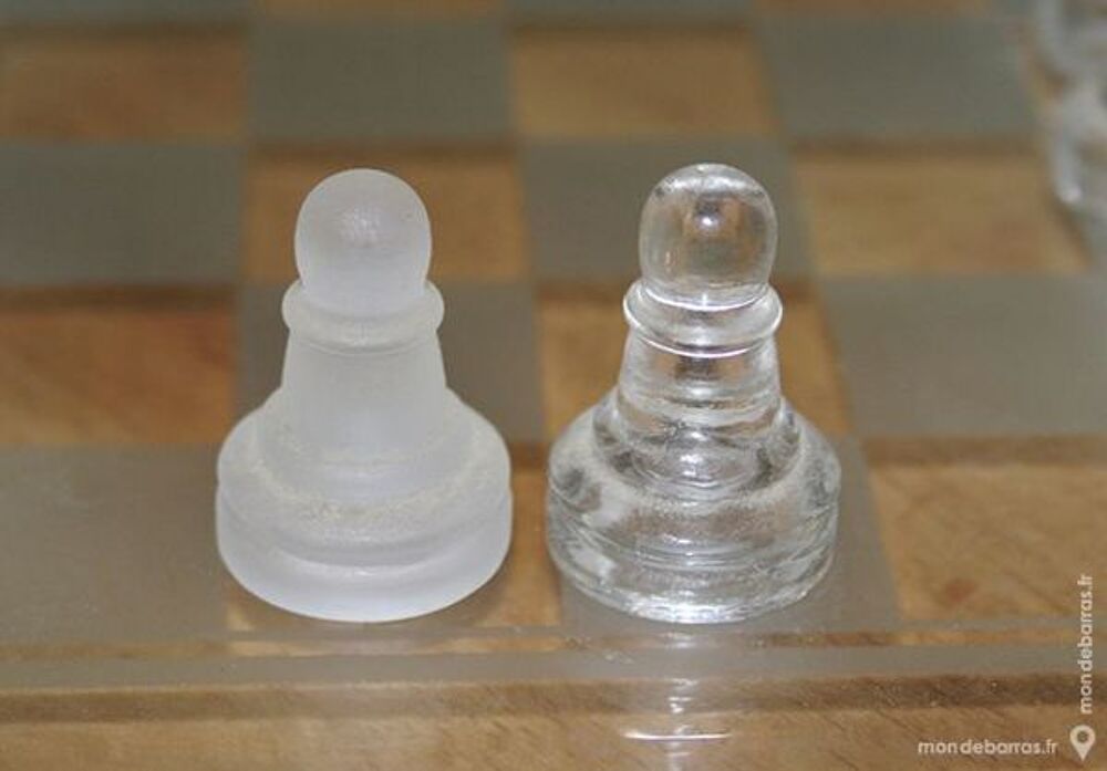 Echiquier en verre - neuf Décoration