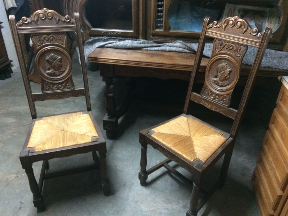 Salle &agrave; manger compl&egrave;te style Breton de 1980 Meubles