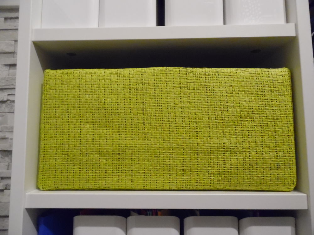 panier de rangement coloris anis Décoration