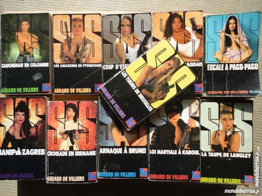 livres de collection SAS (36) et ESPIONNAGE (27) Livres et BD