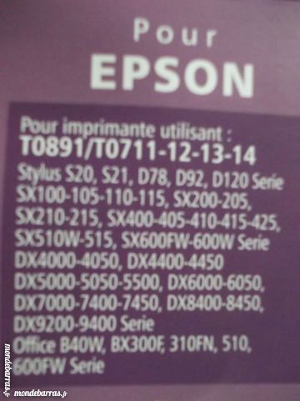cartouches imprimante EPSON Matriel informatique