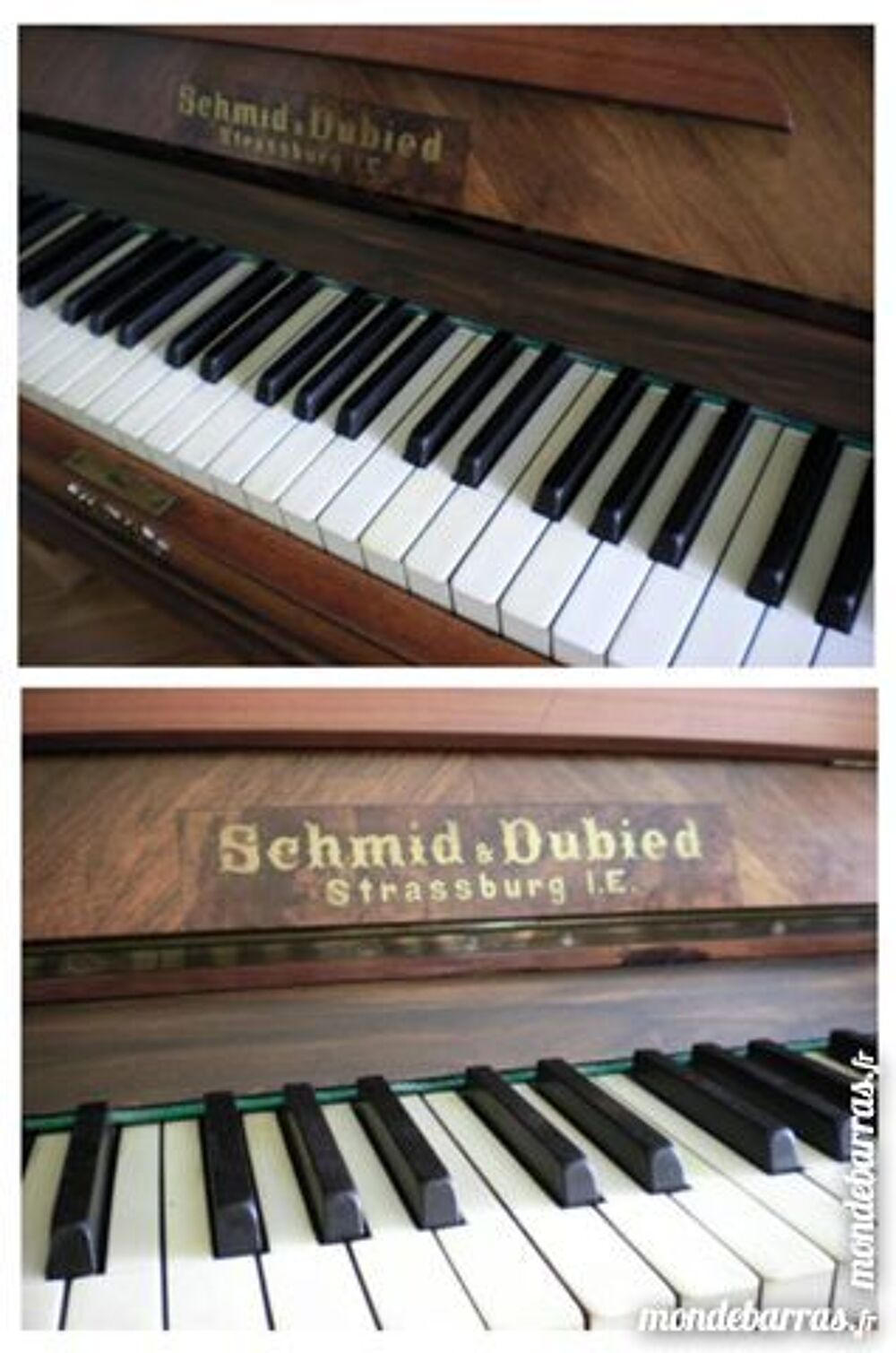Rare piano ancien Schmid &amp; Dubied - Strassburg Instruments de musique