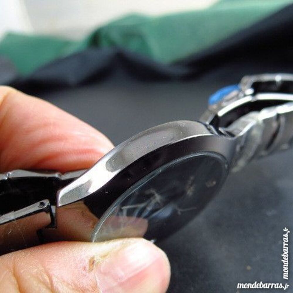 KEDE BLACK DIAMOND chrome noir grande classe DIV02 Bijoux et montres