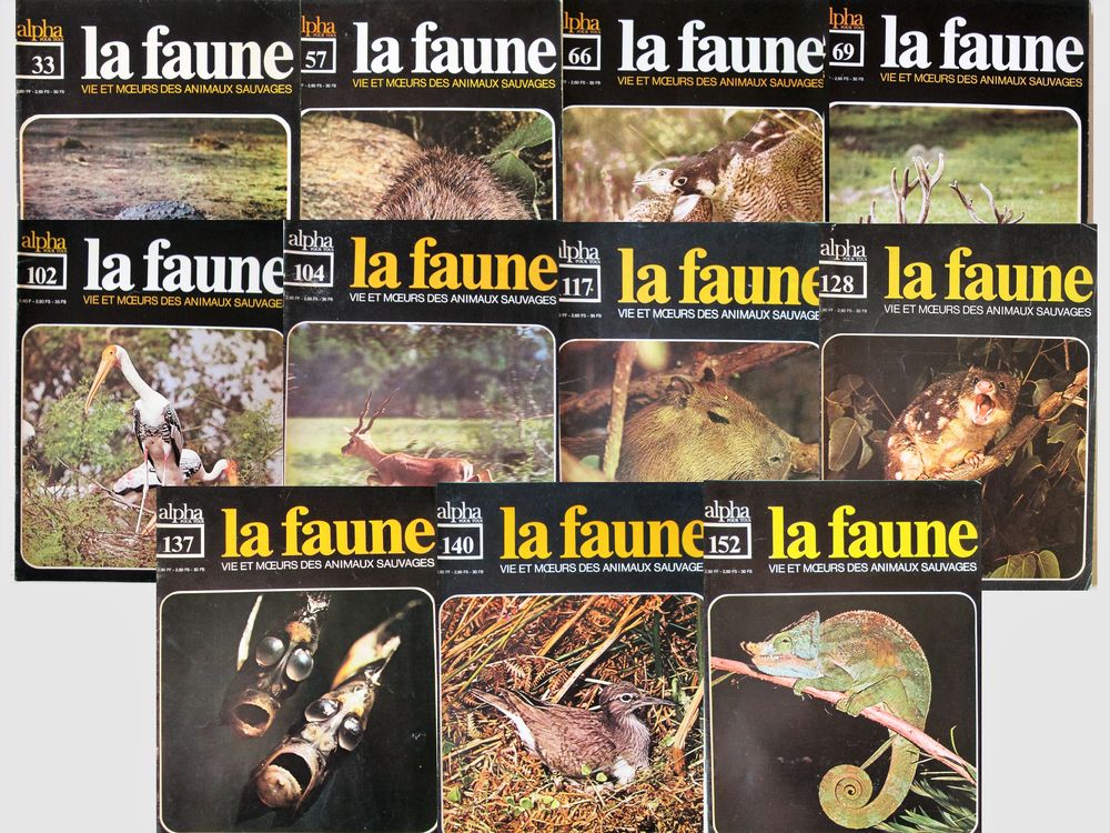 Revue La Faune Livres et BD