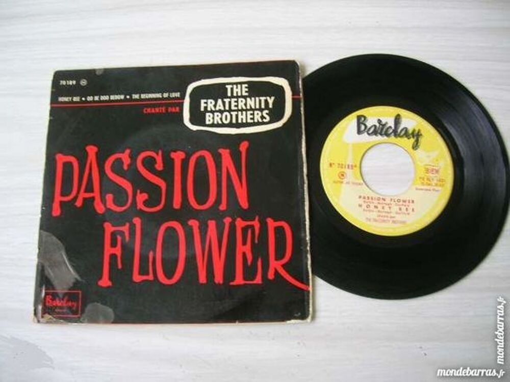 45 TOURS EP THE FRATERNITY BROTHERS Passion flowe CD et vinyles