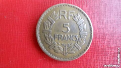 piece 5 F Lavriller bronze 1940   17pa36 7 Grézieu-la-Varenne (69)