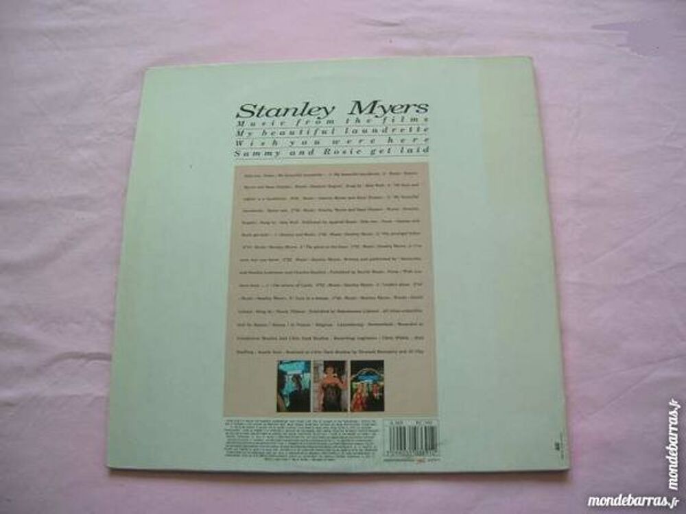 33 TOURS STANLEY MYERS Music from the films CD et vinyles