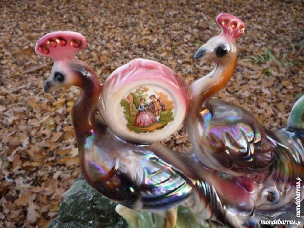 Paon en c&eacute;ramique/statue/moulage Décoration