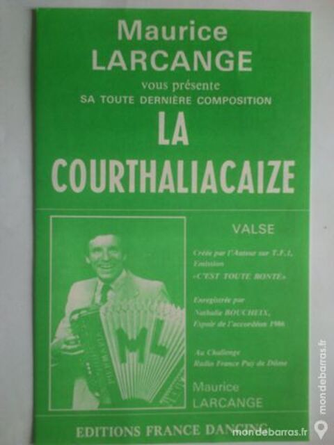 Accordon: LA COURTHALIACAIZE de MAURICE LARCANGE 1 Clermont-Ferrand (63)