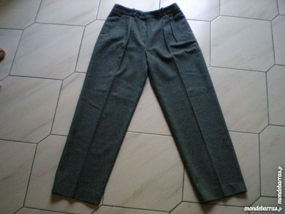pantalon femme flanelle gris Vêtements