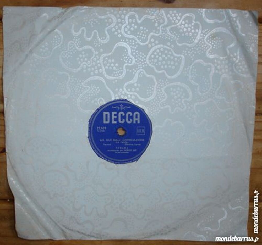 TOHAMA – 78t – AH, QUE BELLA COMBINAZIONE CD et vinyles