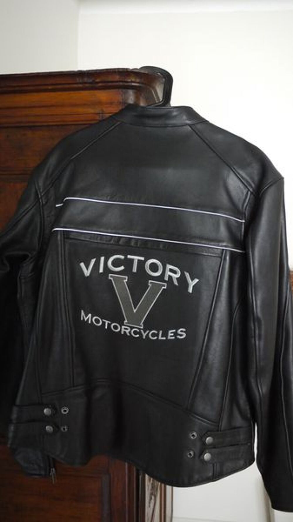 Blouson CUIR moto Homme VICTORY Vêtements