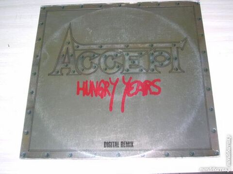 33 TOURS ACCEPT Hungry years - HARD ROCK 12 Nantes (44)