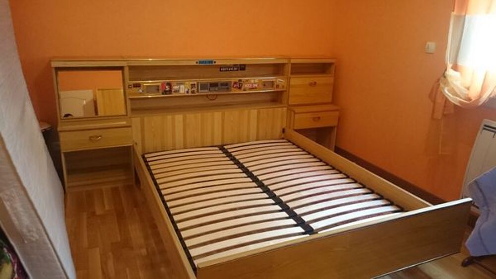 chambre compl&egrave;te 140 x 190 Meubles