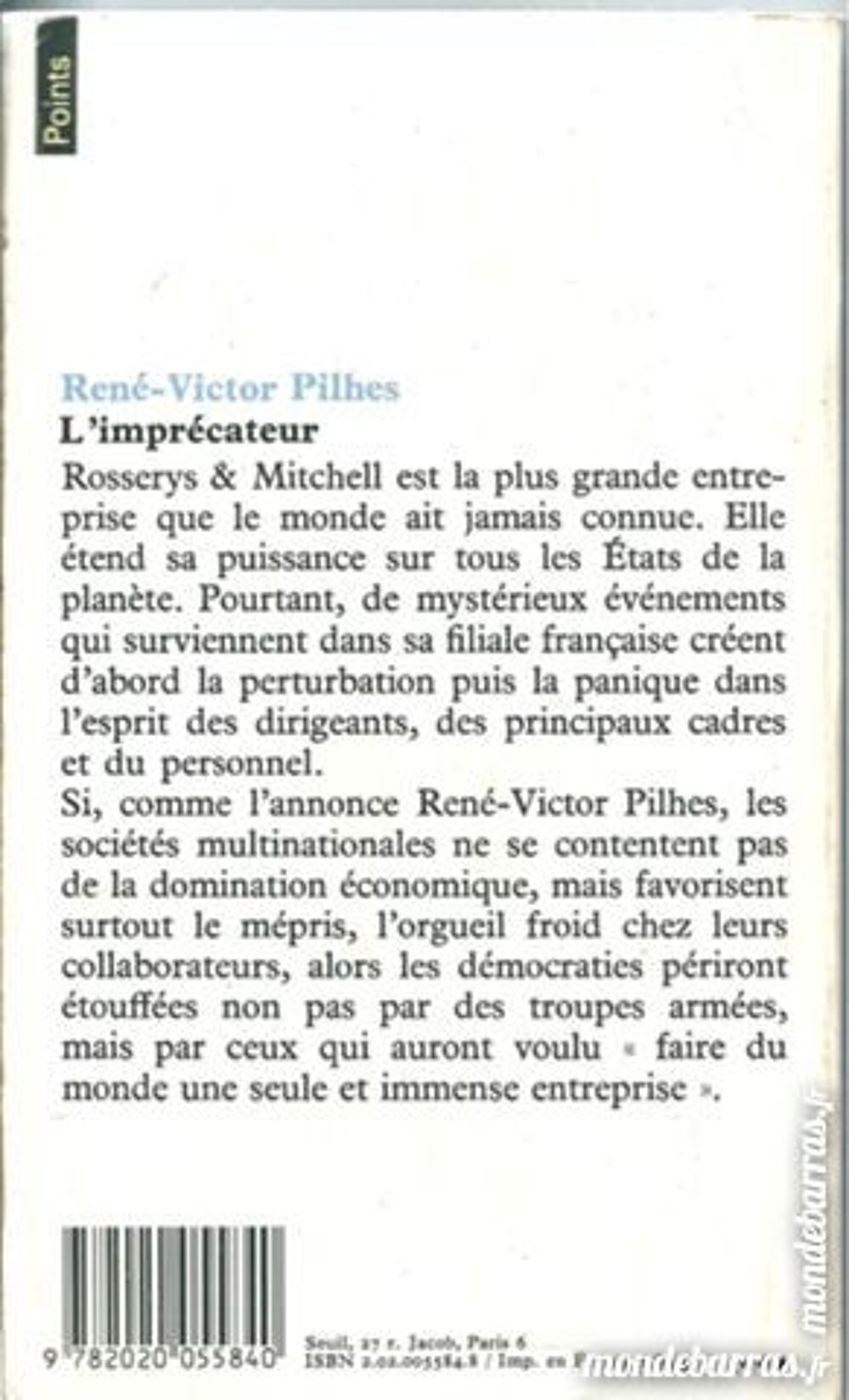 L'impr&eacute;cateur Livres et BD