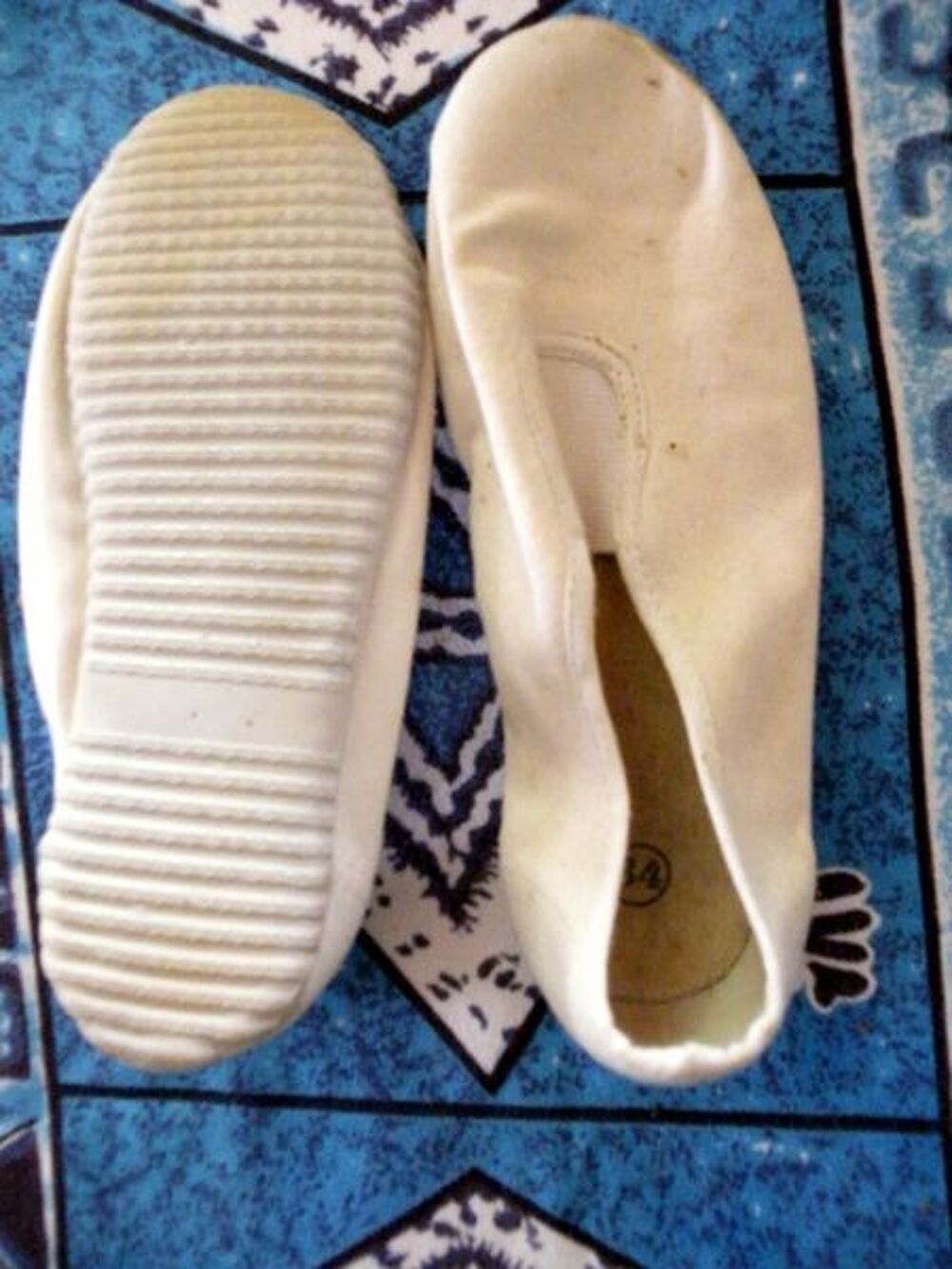ballerine blanche semelle blanche taille 34 Chaussures