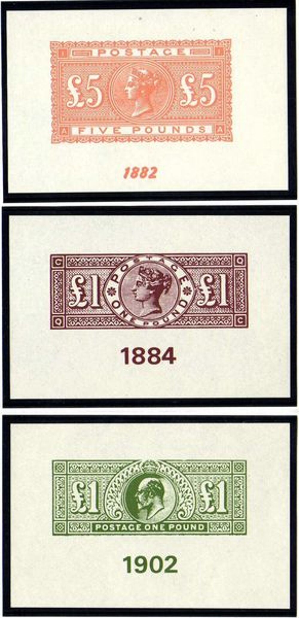  Blocs feuillet de Grande Bretagne 