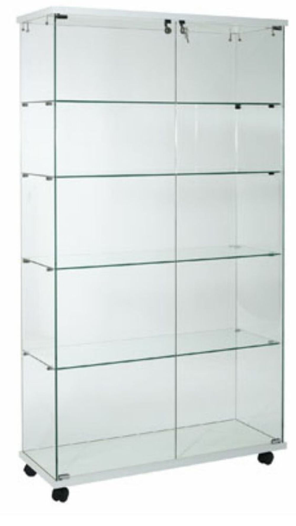 Vitrine d'exposition sur roulette Meubles