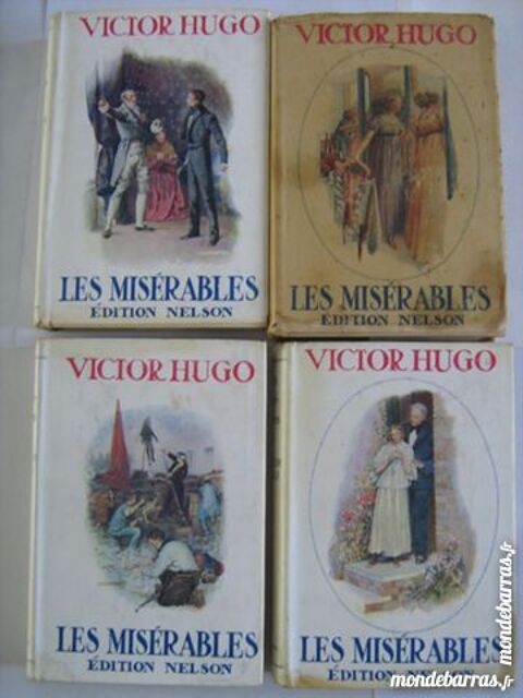 LES MISERABLES par VICTOR HUGO éditions NELSON 12 Brest (29)
