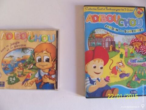 JEUX DE PC/MAC LES 2 ADIBOUDCHOU 2/4ANS +++++++++ 15 Les �glisottes-et-Chalaures (33)