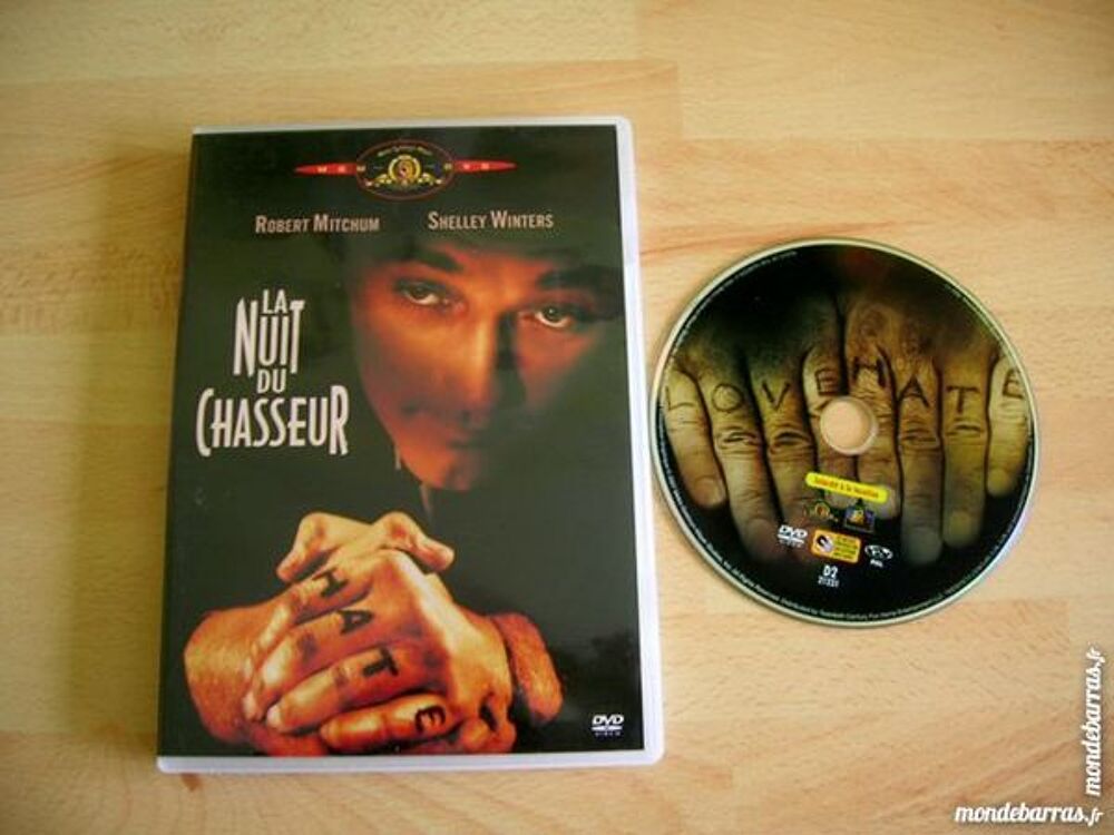 DVD LA NUIT DU CHASSEUR - R. Mitchum/Sh.Winters DVD et blu-ray