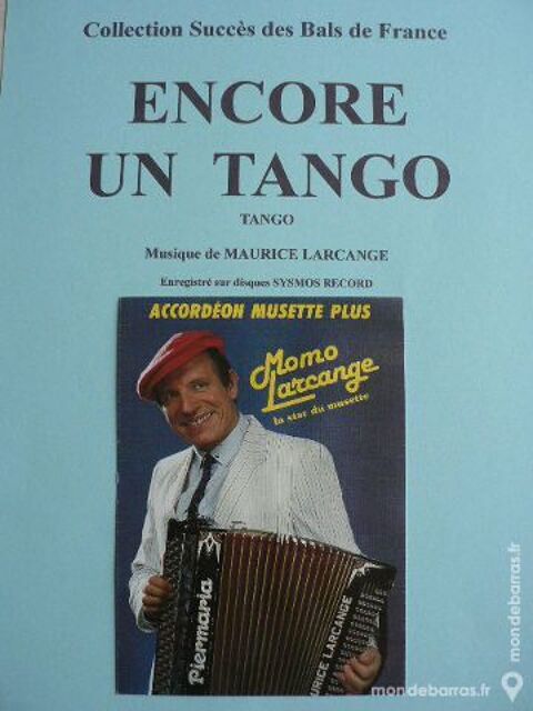 Accordon: ENCORE UN TANGO de MAURICE LARCANGE 1 Clermont-Ferrand (63)