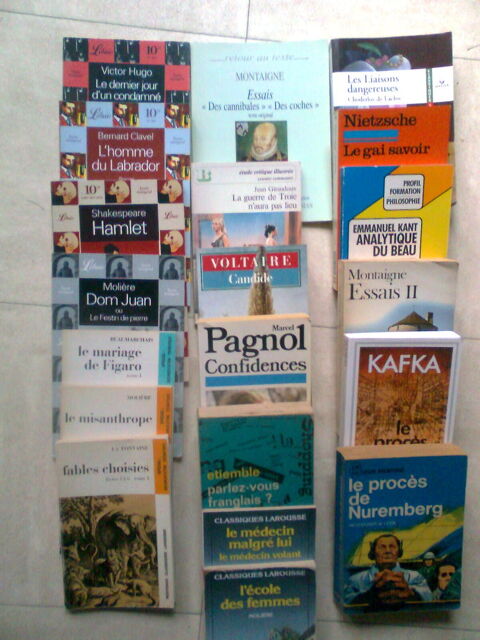 20 livres scolaires, classiques et autres - zoe 2 Martigues (13)