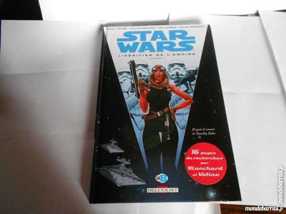 L'HERITIER DE L'EMPIRE TOME1 STAR WARS DELCOURT Livres et BD