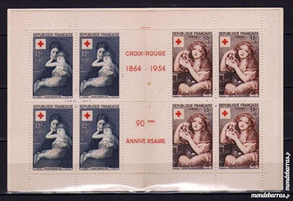 N&deg; 2003 - CARNET CROIX ROUGE 1954 