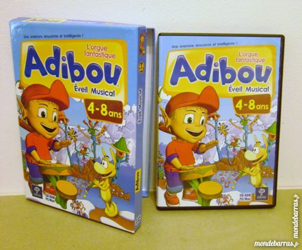 Jeu PC Adibou &laquo;&eacute;veil musical&raquo; pour 4-8 ans Consoles et jeux vidos