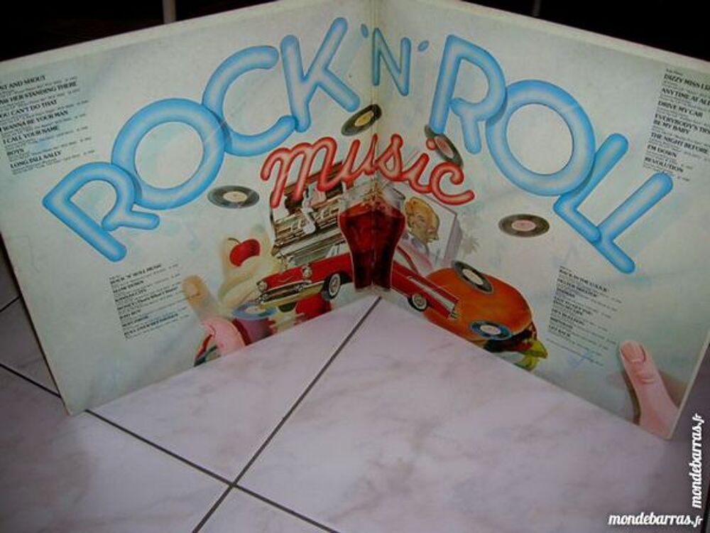 DOUBLE 33 TOURS THE BEATLES Rock'n'roll music CD et vinyles