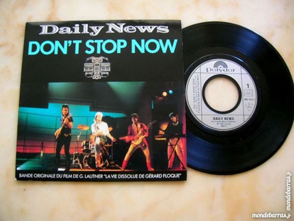 45 TOURS DAILY NEWS Don't stop now CD et vinyles