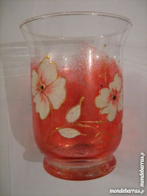 JOLIE VASE EMAILLEE A DECORS DE FLEURS 10 Brest (29)