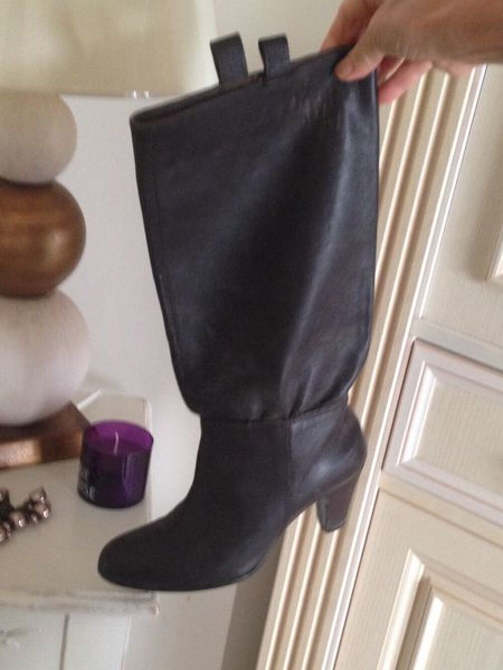 BOTTES MARRON ZARA TAILLE 38 Chaussures