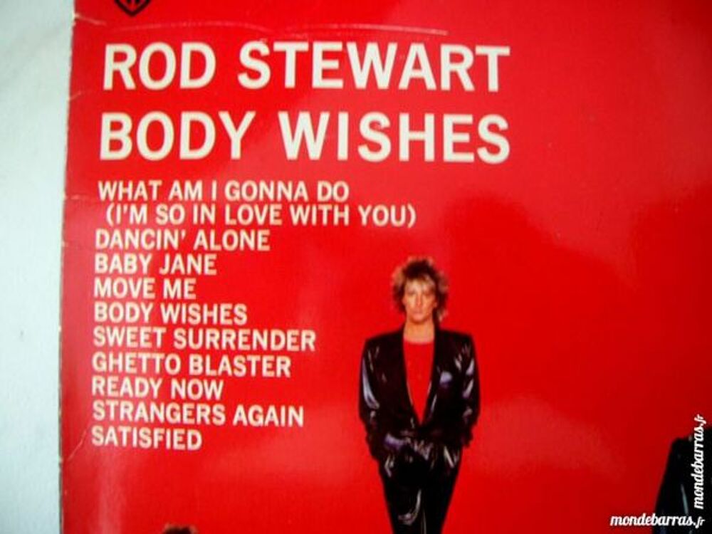 33 TOURS ROD STEWART Body Wishes CD et vinyles