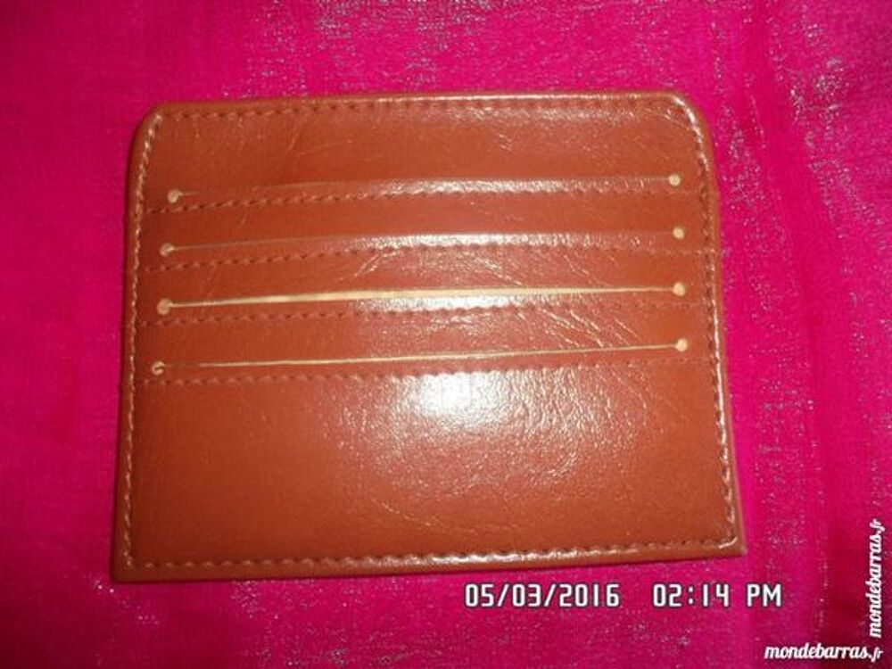 porte-cartes marron Bijoux et montres