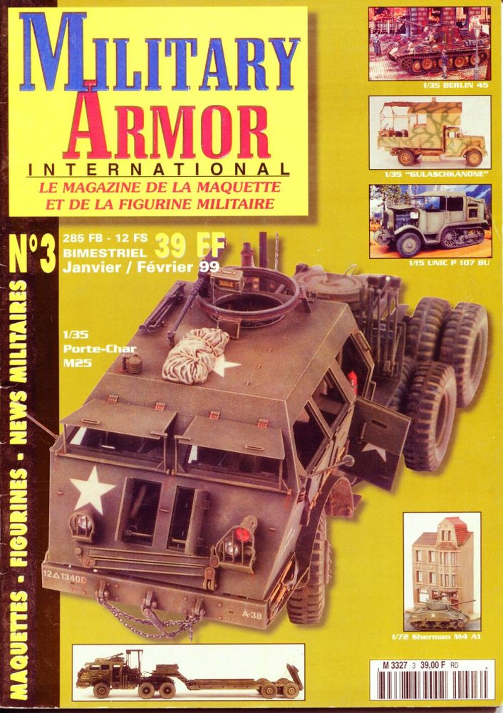 Military Armor International N&deg;03 Livres et BD